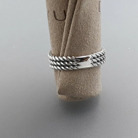 David Yurman Amethyst & Diamond Weaton Ring Sz 7 - Refurbished. - Picture 5 of 11